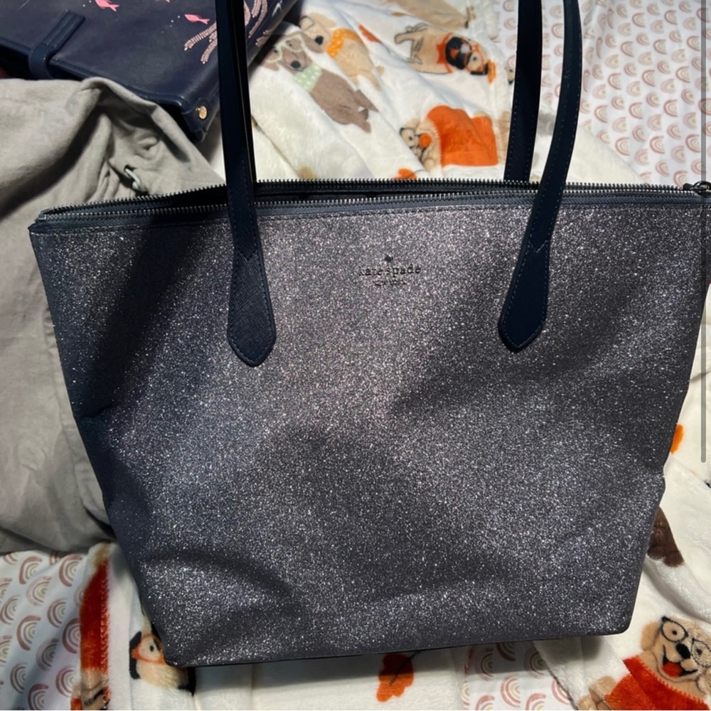 Blue sparkly Kate spade